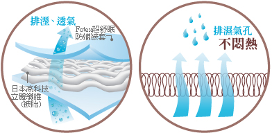 日本防蹣雪肌被-排濕透氣圖